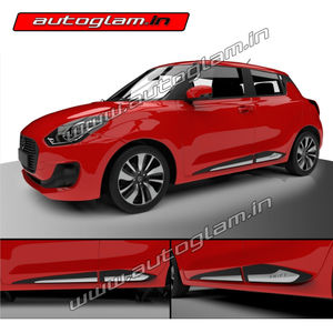 Maruti Suzuki Swift 2018+ Side Cladding, Set of 4, AGMSS18SC