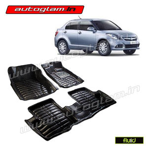 AGMSSD28BL, 5D MATS FOR MARUTI SUZUKI DZIRE OLD MODEL, Color - BLACK, High Quality Product!