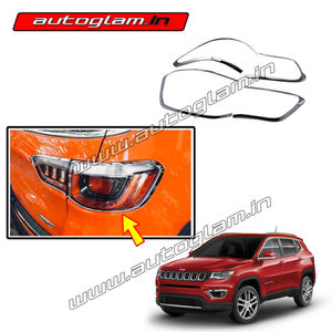 AGJC102CA, Jeep Compass Chrome Taillight Garnish