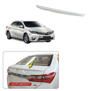 Lip Spoiler for Toyota Corolla Altis 2014-2017, Color - WHITE PEARL CRYSTAL SHINE, AGTCA17LSWP