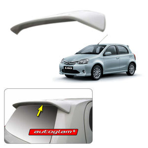 Roof Spoiler for Toyota Etios Liva 2011-2016, Color - CLASSIC GREY, AGTEL11RSCG