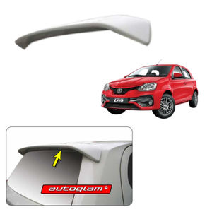 Roof Spoiler for Toyota Etios Liva 2016-2019, Color - VERMILION RED, AGTEL19RSVR