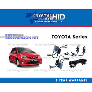 AGTEL946HL43, 55Watt, 4300K, Xenon HID Kit for Toyota Etios Liva High /Low Beam with 1 Year Warranty, Made in Taiwan