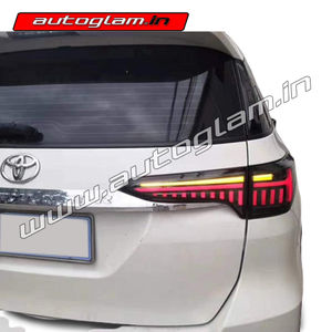 Toyota Fortuner 2016-2020 Audi A7 Style LED Tail Light-SMOKE GLASS, AGTF902LT