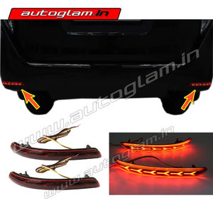 Toyota Innova Crysta 2016-2020 Models, Rear Bumper LED Matrix Reflector Brake Light, AGTI1620LR