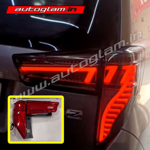 Toyota Innova Crysta 2016-2020 Audi Q8 Design LED Tail Lights,Red Glass, AGTICQ8303TL