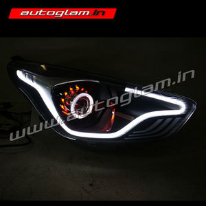 Ford Figo 2015+ Models Evoque Style Xenon Projector Headlights, AGFF910