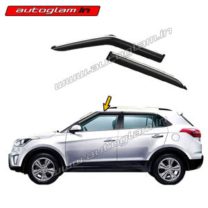 Hyundai Creta Chrome Wind Visor, Side Window Deflector, AGHC201WV