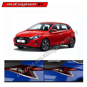 Hyundai Elite i20 2020+ Chrome Tail Light Garnish Covers, AGHEICTLG