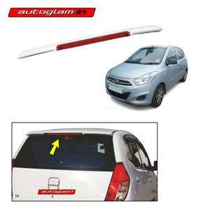 Roof Spoiler with LED Light for Hyundai i10 2007-2013 Models, Color - ICE BLUE, Latest Style, AGHi1013RSIB