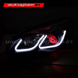 Maruti Suzuki Ciaz 2018-22 BMW Style HID  Projector Headlights, AGMSC961BM