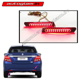 Maruti Suzuki Swift Dzire LED Rear Reflector Light, Set of 2 X Pcs AGMSLEDR35