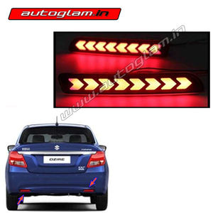 Maruti Suzuki SX4 LED Rear Reflector Light, Set of 2 X Pcs AGMSLEDR20