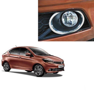 Tata Tigor Car Fog Lamp kit OEM with Chrome lining 55W, AGTT424FL