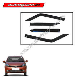  Tata Tigor Chrome Line Door Visor / Wind Visor,Set of 4 Pcs, AGTT34LDV