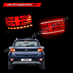 Hyundai Venue LED Tail Lamps with Matrix Indicator, Mini Cooper Style, AGHV690TLMC