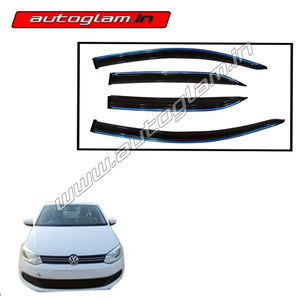 Volkswagen Vento Chrome Line Door Visor / Wind Visor, Set of 4 Pcs, AGVV35CLD