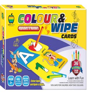 AppleFUN Colour and Wipe Alphabets N Numbers Sr.