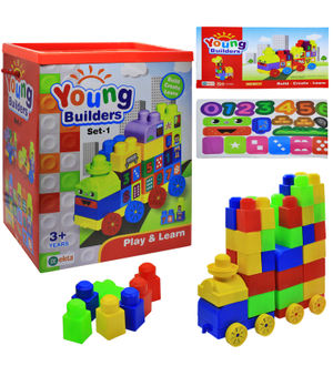 Deal Bindaas Ekta Young Builders Set 1 Blocks & Bricks Toy Game