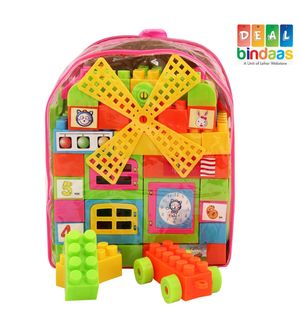 DealBindaas Blocks For Constrution 60 Pcs Non toxic Make Your Imagination