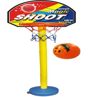 Nippon Basket Ball Kit Adjustable Stand for Kids | BasketBall Set | 2-6 Years | Watch Video for Mannul