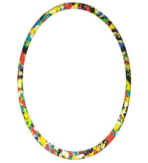 Nippon Hula Hoop Foam For Adult Kids Premium Quality Exercise Fitness Ring Multi Colour 56 Cms Diameters