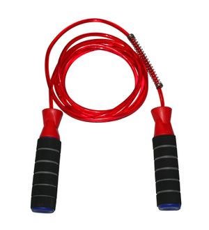 Nippon Skipping Rope Plastic Handle Covering With Foam | Bearing For Fast And Easy Movement | 9 Feet Long Rope To Turn Easily