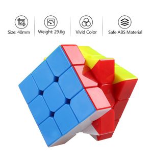 Deal Bindaas Speed Rubiks Cube 3 X 3 X 3 Sticker Less Rubix 3 D Cube Puzzle Game for