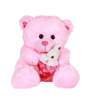 DealBindaas Stuff Toy Ice Cream Teddy Bear 30 cms