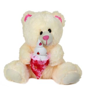 DealBindaas Stuff Toy Ice Cream Teddy Bear 40 cms