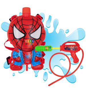 Mini Spiderman Tank Holi Water Gun Toy Pichkari Pump Tank with High Pressure & Back Pack | Holi Pichkari For Kids | Pichkaaree | 3-6 Yrs