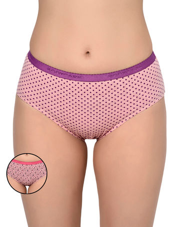 BODYCARE Pack of 2 Hipster Panty in Assorted Print-1105