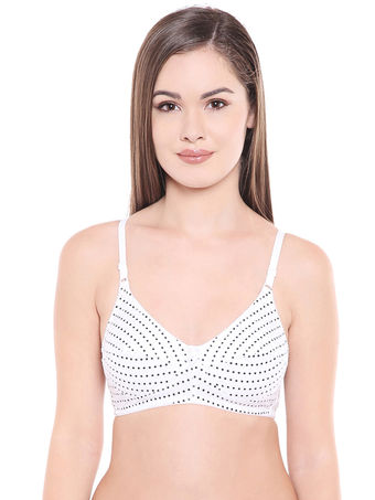 BODYCARE 1565 Cotton, Polyester Perfect Full Coverage Seamed Bra