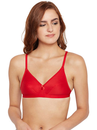 Perfect Coverage Bra-1524-RED