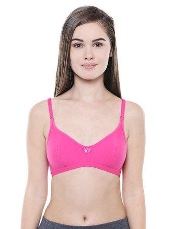 Poly Cotton Seamless Bodycare 1509 Ladies Regular Bra, Plain at Rs  220/piece in New Delhi