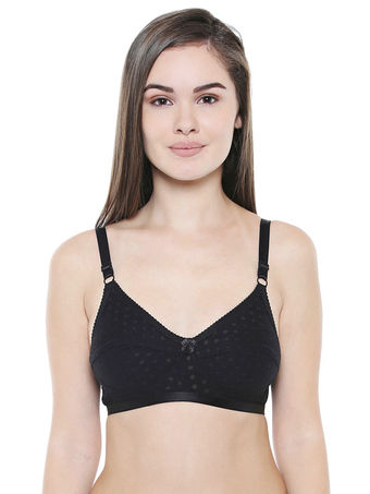 Buy Tweens Padded Wirefree Push Up Bra - Black at Rs.340 online