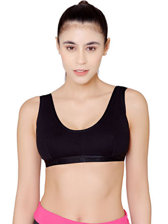 Buy Bodycare Women Pack Of 3 Solid Sports Bra E1608PCHPIRED - Bra