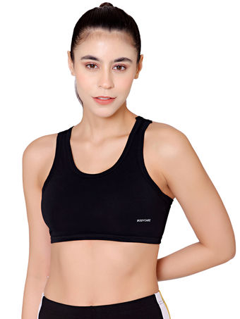 Buy Bodycare Racerback Solid Color Pack of 2 Sports Bra-E1612