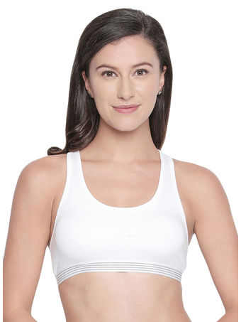 Bodycare Pack of 3 Solid Non-Wired Non Padded Sports Bras EN1604BSW