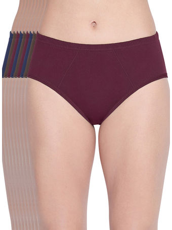 Buy BODYCARE Pack of 6 100% Cotton Classic Panties in E26CD - Multi-Color  online