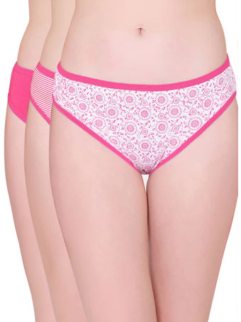 Bodycare 100 Cotton Printed High Cut Panty, 4000