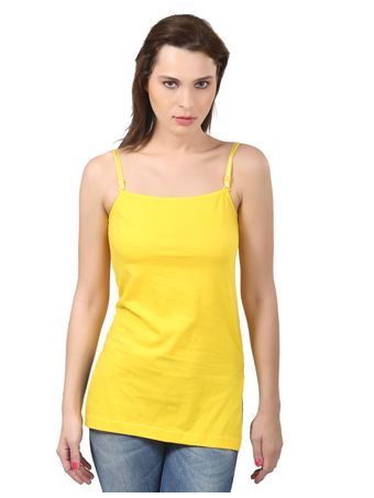 Bodycare Cotton Long Slit Camisole-42YE