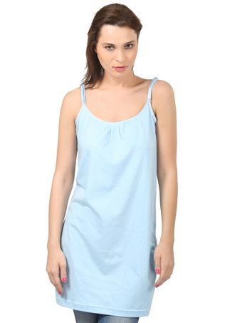 Bodycare Cotton Long Slit Camisole-47SK