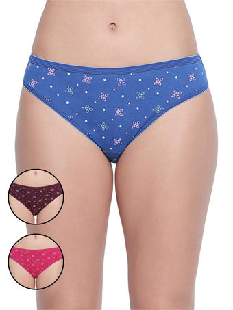 White and Black Girls Floral Printed Cotton Panty at Rs 35/piece in Gurugram