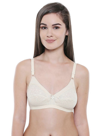 Cotton Bra for Women - (Embroided Chicken)