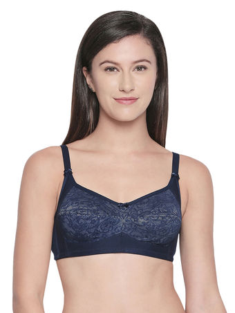 Perfect Coverage Bra in Lace-5511-NAVY