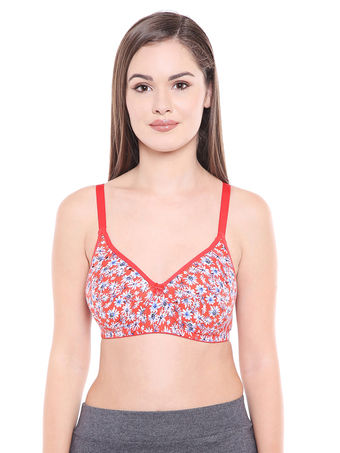 Premium Padded Bra-5528-RED