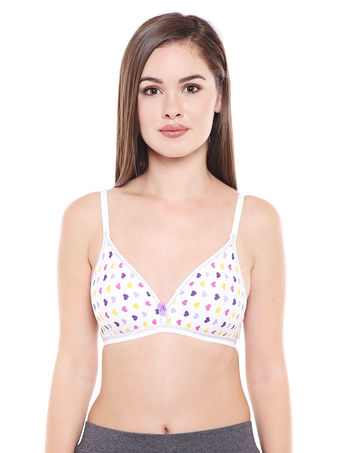 Buy BODYCARE Pack of 2 Low Coverage Bra in White Color - 5541-30B at