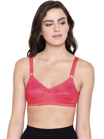 Buy Bodycare Sports Bra In Pink-Red-Wine Color (Pack of 3) online