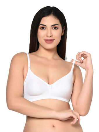 BODYCARE 1565 Cotton, Polyester Perfect Full Coverage Seamed Bra (34B) in  Hyderabad at best price by Roshni Garments - Justdial